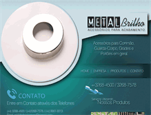 Tablet Screenshot of metalbrilhomaringa.com.br